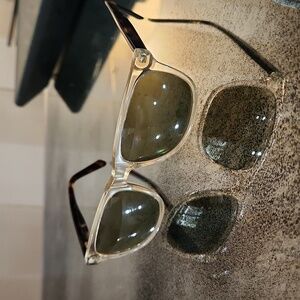 Randy Jackson Signature Rx Sunglasses Clear & tortoise Rx Magnification Lenses